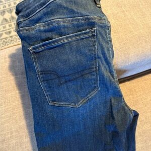 American Eagle Outfitters Dark Blue Skinny Jeans